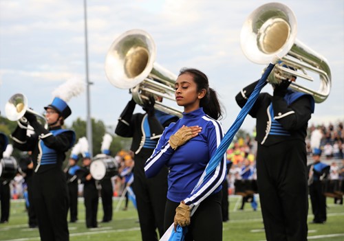 Springboro Marching Band and Color Guard