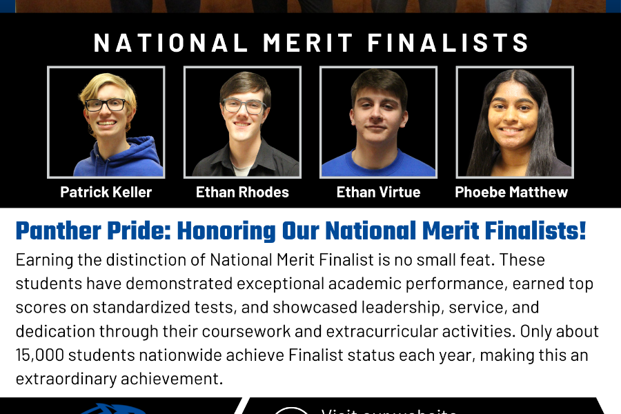Panther Pride: Honoring Our National Merit Finalists!