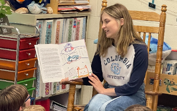 SHS Students Read Children's Books