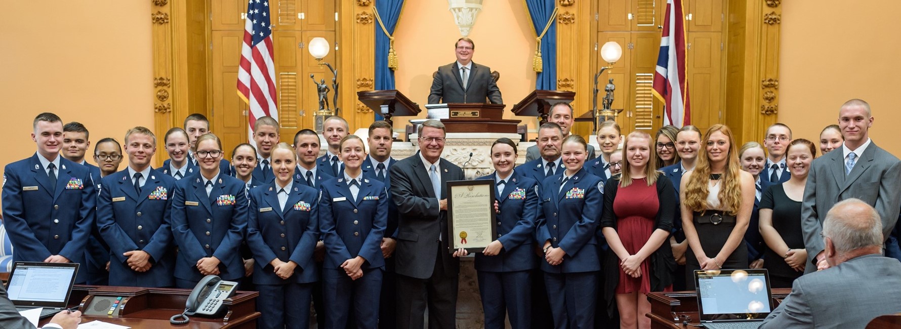 JROTC Honored at State Senate